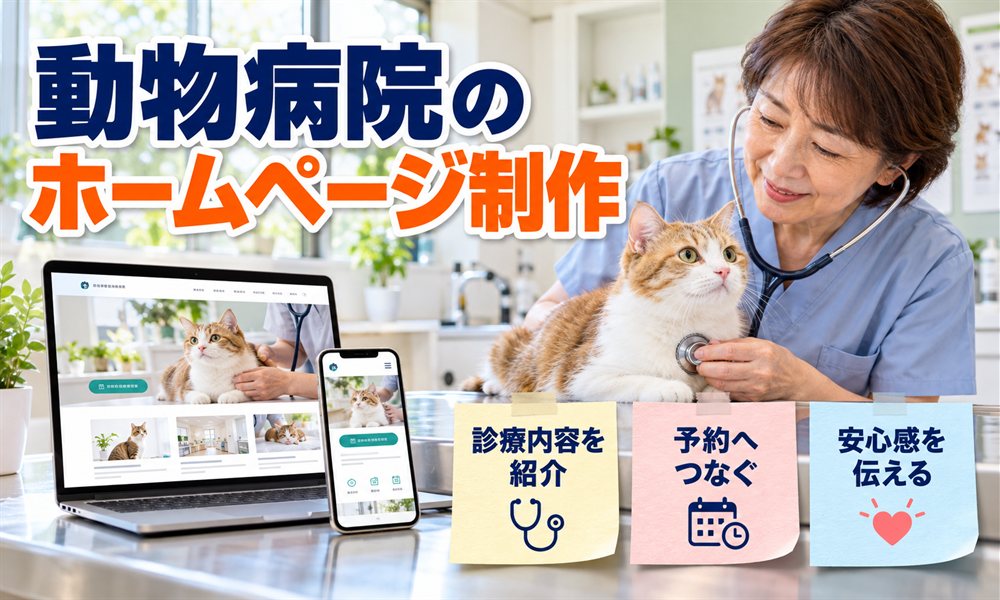動物病院のホームページ制作