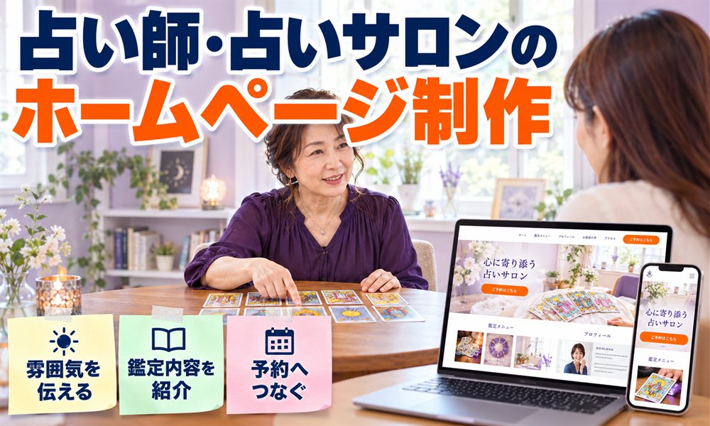 占い師・占いサロンのホームページ制作