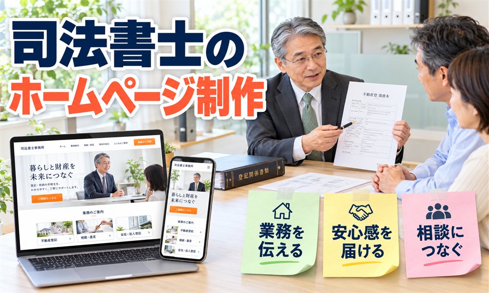 司法書士のホームページ制作