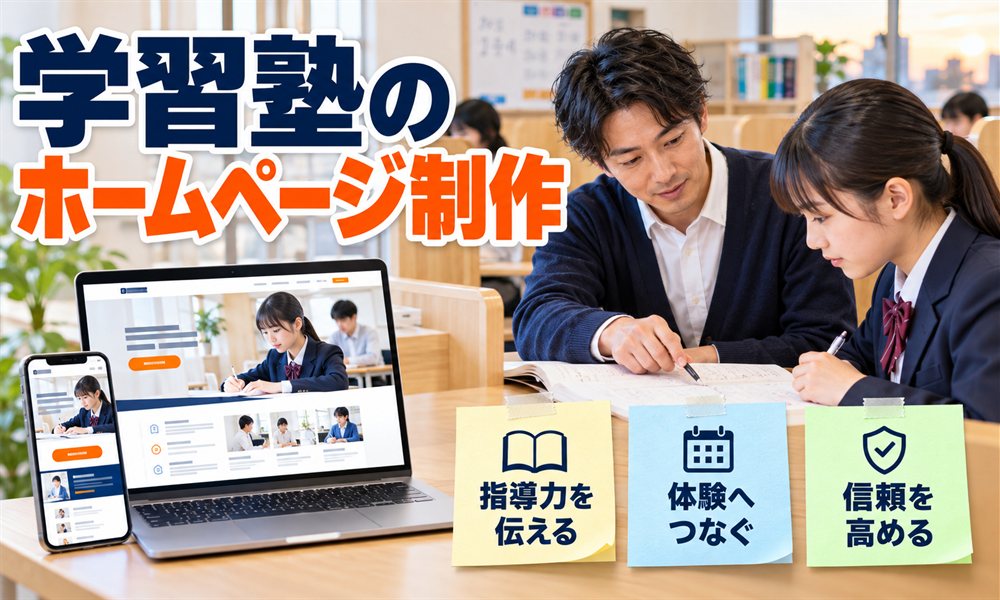 学習塾のホームページ制作