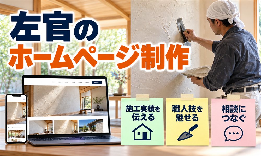 左官のホームページ制作