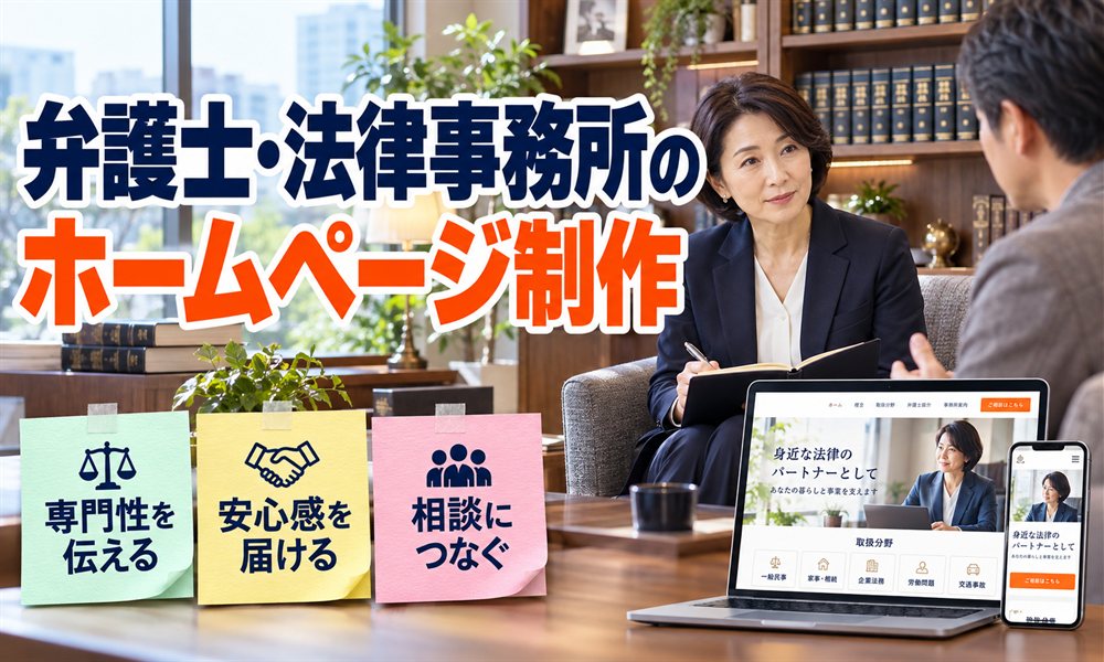 弁護士・法律事務所のホームページ制作