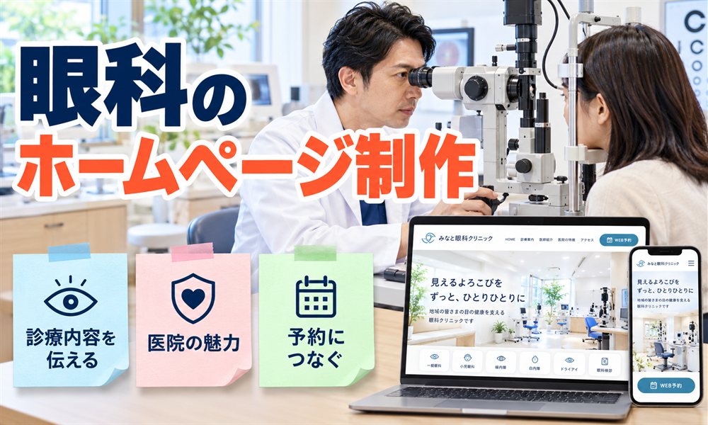 眼科のホームページ制作