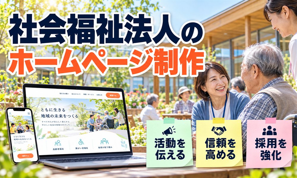 社会福祉法人のホームページ制作