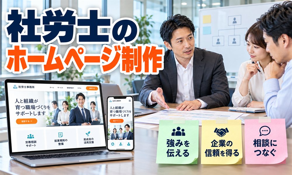 社労士のホームページ制作