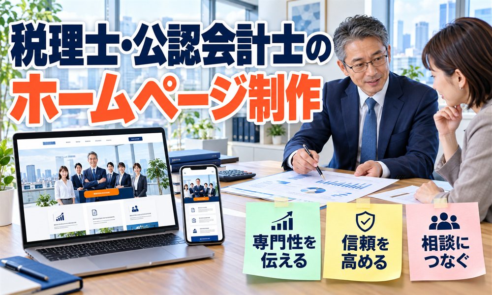 税理士・公認会計士のホームページ制作