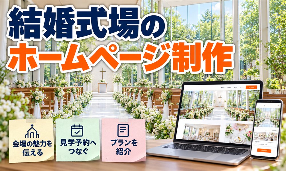 結婚式場のホームページ制作