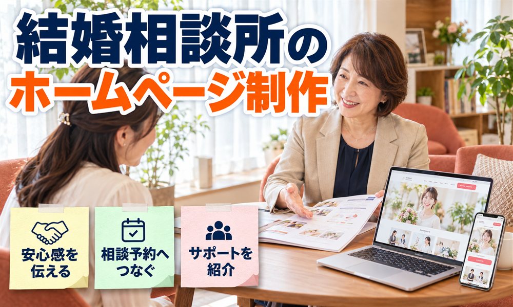 結婚相談所のホームページ制作