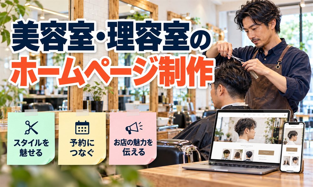 美容室・理容室のホームページ制作