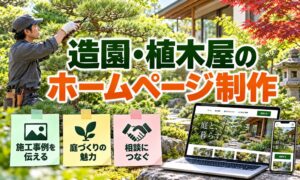 造園・植木屋のホームページ制作